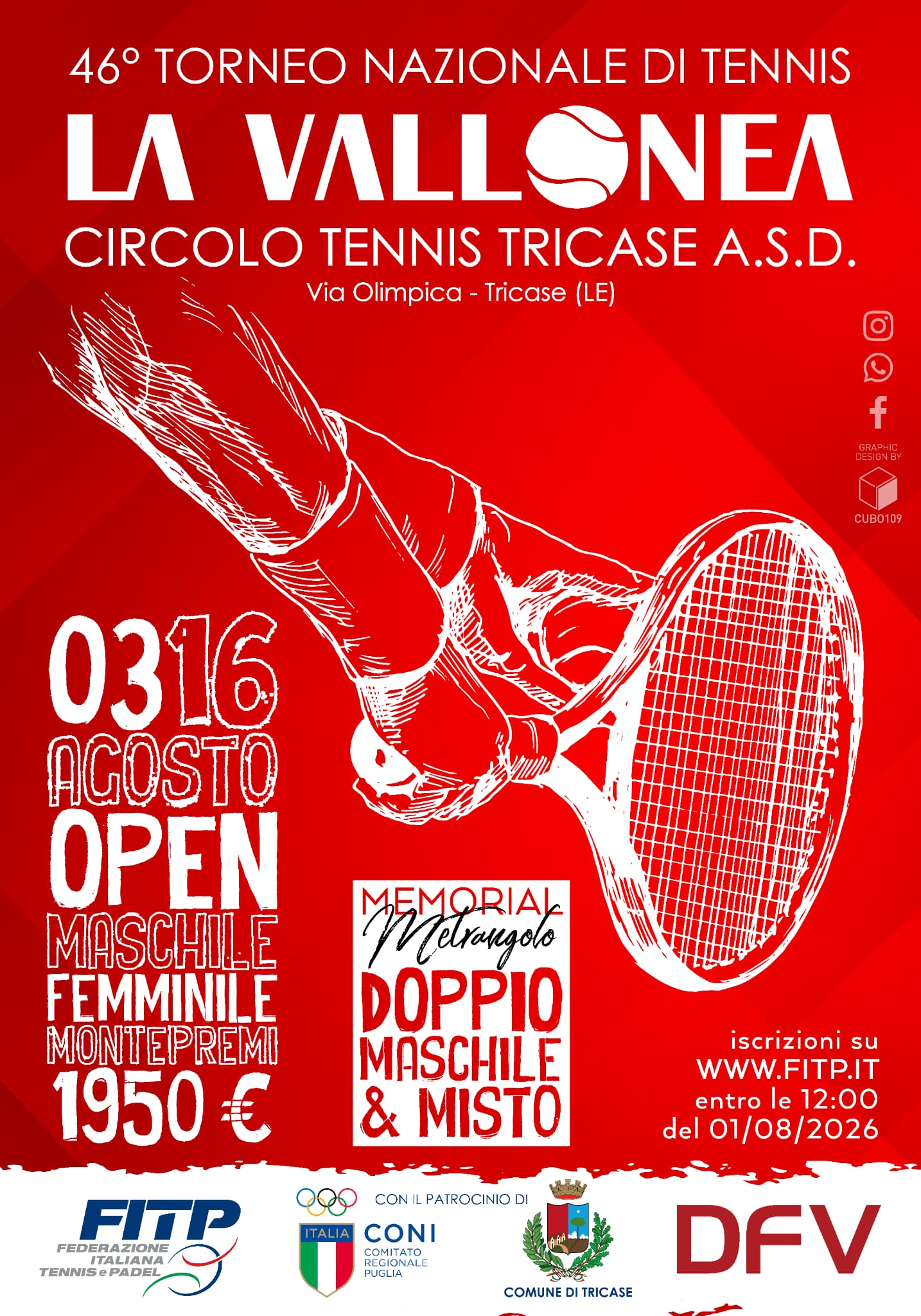 Torneo La Vallonea 2026 - 45ª Edizione